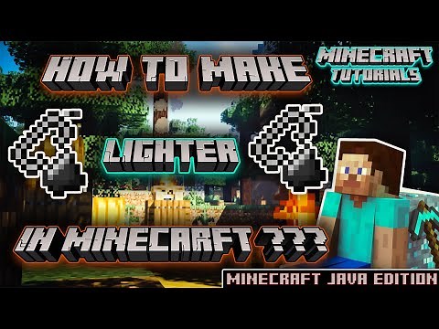 How to make a Lighter in Minecraft?
