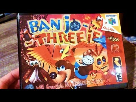 Banjo-Threeie N64 BOX & CART