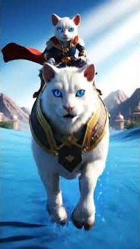 Sapphire Buffalo Charge 💙🐃 | Mama Cat’s Festival Ride | Epic Qurbani 3D Short