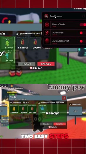 💀 GLITCHED Steal A Brainrot Trade Script 2026 (NO DETECT) | Auto Accept + Freeze + Fast Trades
