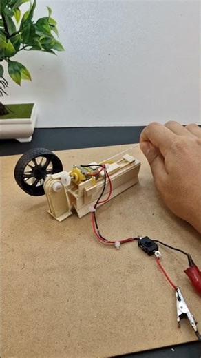 Clutch with hand rope | #dcmotor #automobile #techexperiments #experiment
