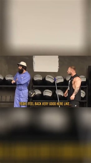 2 Body builder challenge Anatony to pick up hard dumbbell #Strong #strength #dumbbell #Anatony