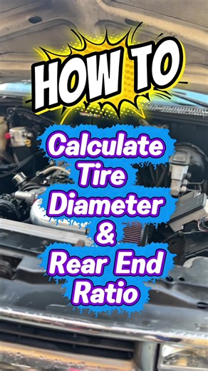 How to calculate Tire Diameter & Rear End Ratio #howto #lsswap #terminatorx #lsswapsd #best