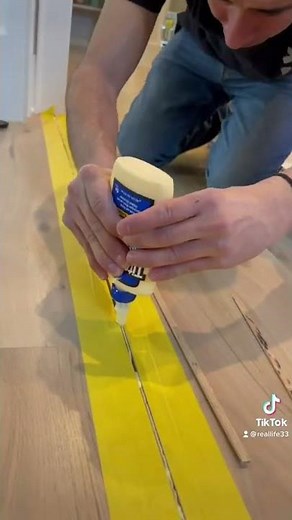 How to fix a wood floor crack