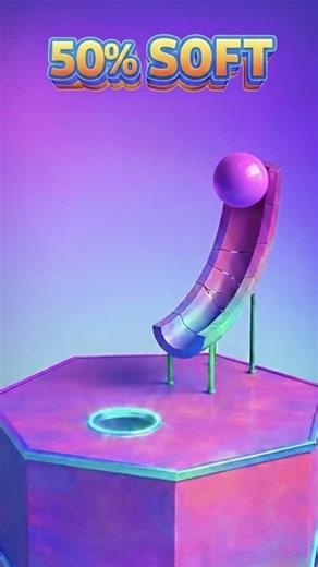 0% vs 100% Cylinder Slide Soft Body Simulation.