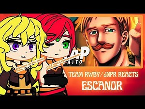Team RWBY e JNPR React a Rap do Escanor - The One | (Kaito)