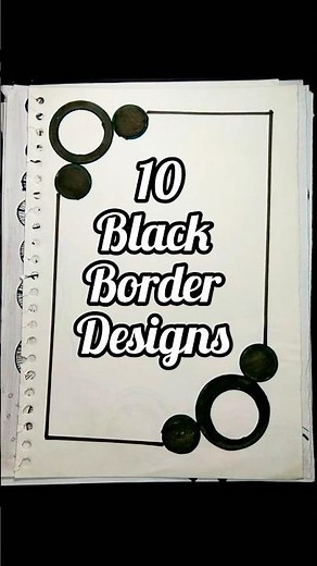 10 easy border designs PROJECT WORK DESIGNS/ SIDE BORDER DESIGNS / BORDER DESIGNS