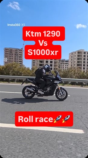 Seko the Biker | Ktm 1290 Sas vs bmw s1000xr roll race🚀🚀 #ktm1290superadventure #bmws1000xr #s1000xr #rolling #motorcycle | Instagram