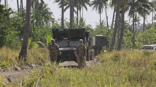 B-Roll: Balikatan 25: 1st Multi-Domain Task Force conducts ground insert with HIMARS