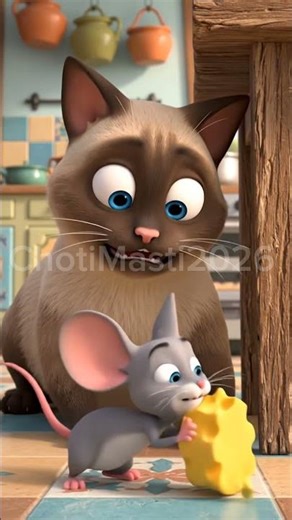 The Smart Little Mouse 🐭 | Funny Cartoon Short #cartoonshort