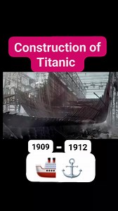 CONSTRUCTION OF TITANIC 🚢 - *Builder*: Harland and Wolff, Belfast 🇮🇪 - *Construction*: 1909-1912 - *Size*: 269m long, 46,000 tons 🚢 - *Features*: Luxurious, 16 watertight compartments, steam engines ⛽ - *Workers*: 3,000 workers, risky job 😓 - *Safety*: Believed to be "unsinkable" 🛠️ 📹 Video credit: @titanic19.12 🌊 #RMSTitanic #TitanicContent #MaritimeHistory 📌DISCLAIMER: Content shared for historical and educational purposes only 🙏 | Maricel Torres