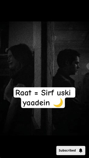 POV: Peak Stage of Missing Someone💔| Sad Hindi Lyrics Status | Heart Touching Song #shorts #4kstatus