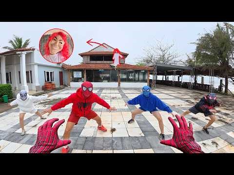 Escape the Smiling Woman! 5 Spider-Man Bros Trapped in an Abandoned Resort