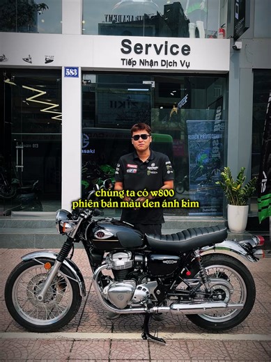 Mê xe classic chắc chắn mê W800 🤩 #kawasaki #kawasakilongbien #pkl #w800 #classicbike