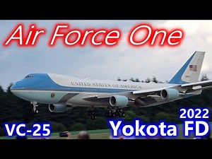 エアフォースワン、到着 横田基地友好祭2022 Air Force One arrived at Yokota base