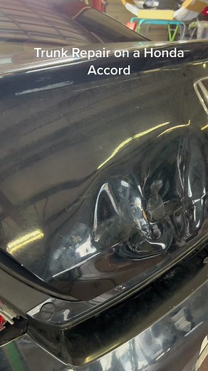 Honda Accord Trunk Dent Repair: Before & After
