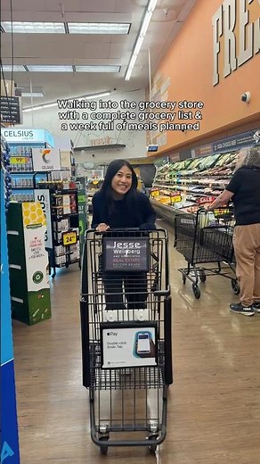 Grocery shopping checklist = handled 🛒