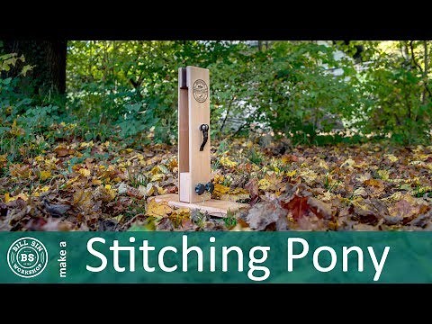 How to make a Stitching Pony | DIY Leatherworking Stitching Pony - Clamp