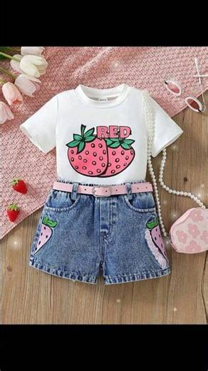 🍓 New summer baby dress style #fahsion #look #yourbabychoice #dress #ytshorts ☺️🎀
