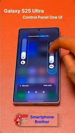 samsung galaxy s25 ultra control panel view #short #samsung