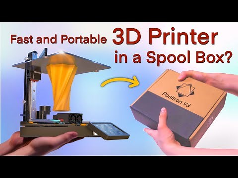 A 3D printer unlike any other, fits inside a spool box? - Positron V3 intro & Design Story