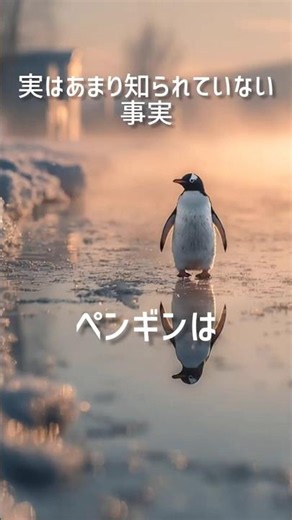 99%が知らないペンギンの事実 #雑学 #雑学ショート #雑学知識