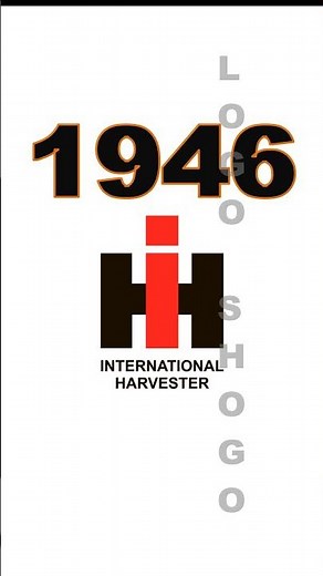 IH International Harvesting Logo Evolution #international #harvesting