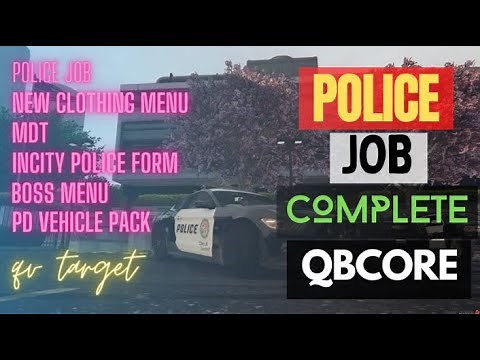 QBCore Completed Police Job | Installation Guide