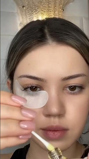 DIY lash lift at home using ICONSIGN Lash Lift Kit. It works well.✨❤️ #lashlift #diylashes