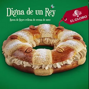 Un placer digno de un rey: nuestro clásica rosca rellena de crema de nuez, ya llegó a nuestras sucursales, pídela por UberEats o en PickUp : ✅ Envía mensaje de WhatsApp al 55 6144 7010 o llama al 800 02 45626 ✅ Realiza el pedido ✅ Recógelo y Disfrútalo | Pastelería El Globo