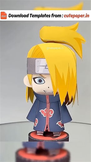 Chibi Diedara Figure | Inspired from Naruto Shippuden | #naruto #nezukochan #deidara