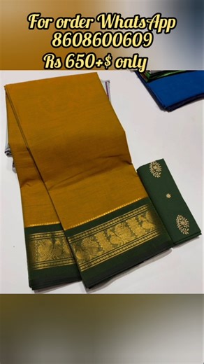 Chettinad cotton sarees 💚.....