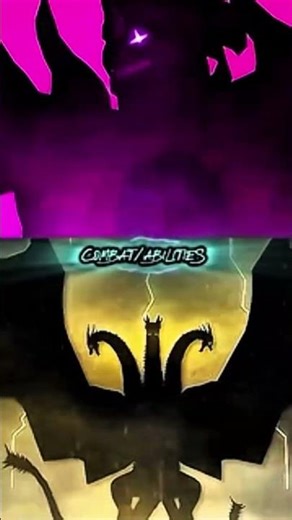 Destoroyah (Slick) Vs King Gihdorah (Slick) #edit #animation #1v1 #godzilla #shorts #battle #fight