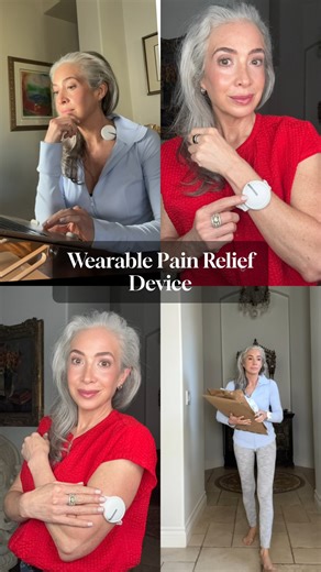 Vanessa Chamberlin 🌸 Midlife Beauty 🌸 Grey Hair Coach on Instagram: "IASO uses cold laser therapy (not heat, not LEDs) to reach deeper layers under the skin to calm inflammation and support tissue repair -not just mask pain. With 3 modes, adhesive patches, or a wearable band, it goes wherever I go. Drug-free, simple, and super easy to wear. Find it on Amazon! ✨ ‼️Comment “Pain” and I’ll send you the link. #WellsCare #IASO #ColdLaser #painreliefdevice #coldlasertherapy #amazonwellness #midlifew