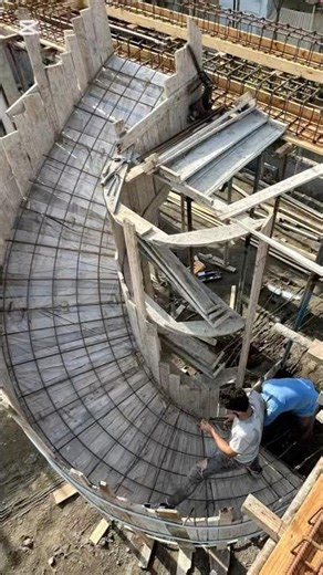 Spiral Staircase Step by Step | Reinforcement Work