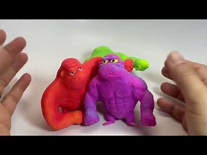 Sand filled gorilla fidget balls