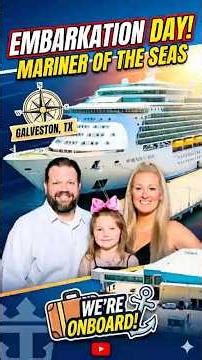 We’re Onboard! Mariner of the Seas Embarkation ⚓️ #royalcaribbean #cruisevlog #embarkationday