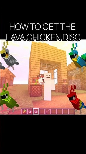 HOW TO GET THE NEW LAVA CHICKEN DISC IN MINECRAFT 🐔