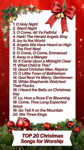 BEST Christmas Songs for Worship✨ 20 Christian Song Christmas Music Playlist for Praise & Worship❤️