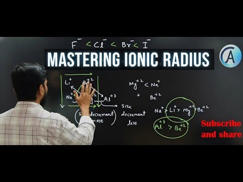 IONIC RADIUS : Periodic Table | Zeff | Shielding | Periodic Properties | NEET | JEE #jee #neet