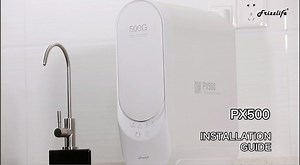 Watch Frizzlife Reverse Osmosis Water Filtration System PX500/PX500-A Installation Guide on Amazon Live