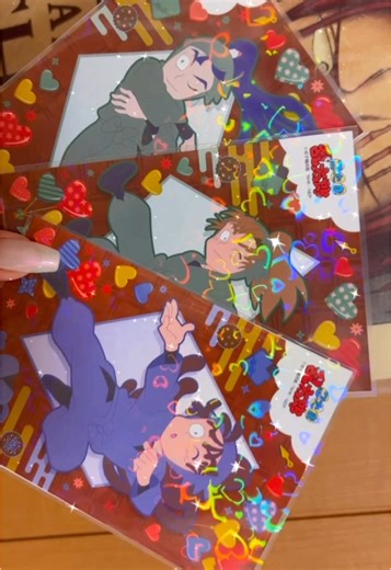 ばれんたいんの段はハートホロスリーブに入れると可愛すぎて脳焼けます もんぢとくくちが出てきてくれません #忍たま乱太郎 #尾浜勘右衛門 #善法寺伊作 #立花仙蔵 #ばれんたいんの段 #ファミマプリント #ネップリ #ネットプリント #ランダムブロマイドやってきた