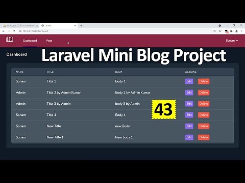 Mini Blog Laravel Project (Hindi)