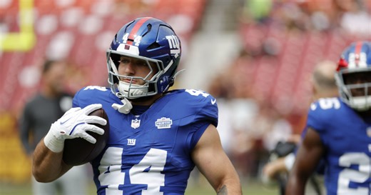 New York Giants Make Cam Skattebo Decision on Sunday