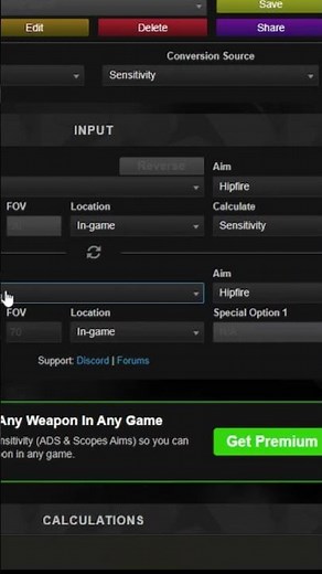 COPY YOUR Sensitivity to COUNTER BLOX Sensitivity! #gaming #roblox #counterblox