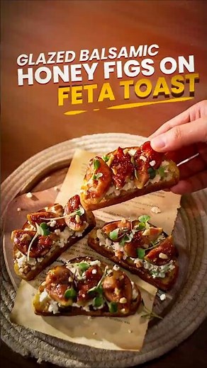 MUST-TRY! Fig Toast Recipe with D'lecta Feta Cheese | Fig And Honey Toast