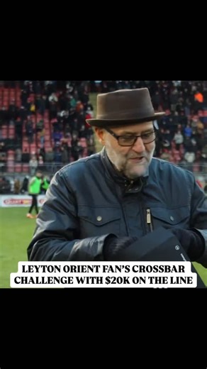 WHAT A HIT 💰 A fantastic moment at Brisbane Road, as a Leyton Orient fan was given a second shot at winning $20,000 during a crossbar challenge. He made sure to take full advantage of his second chance. 📹: @leytonorientfc | Men In Blazers