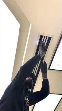 Linear Slot Diffuser Disassemble