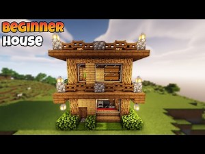 Minecraft Easy Beginner House Tutorial🏠