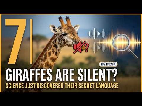 🦒 Giraffes Are Silent: Scientists Just Discovered Their Secret Language